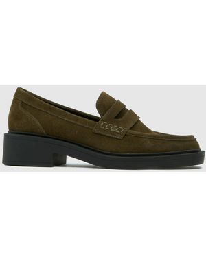 schuh Leighton Loafer Flats - Green