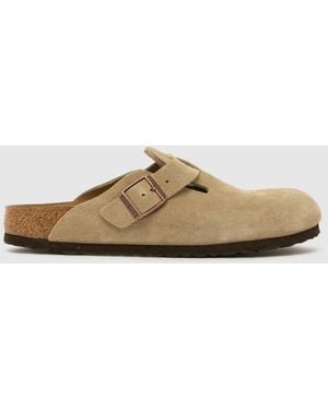 Birkenstock Boston Clog Narrow Fit Sandals - Brown
