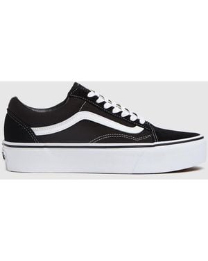 Vans Old Skool Platform Trainers - Black