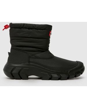 HUNTER Intrepid Short Snow Boots - Black