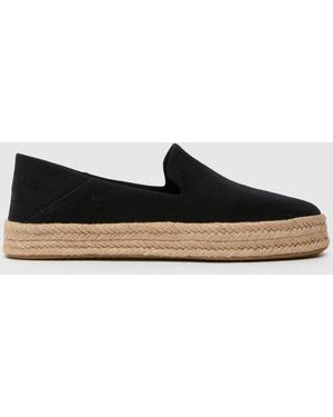 TOMS Carolina Flats - Black