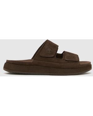Timberland Casco Cove Slide Sandals - Brown