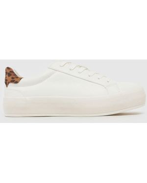 schuh Mariella Platform Trainers - White