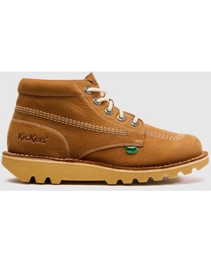 Kickers Classics Kick Hi 75 Boots - Brown