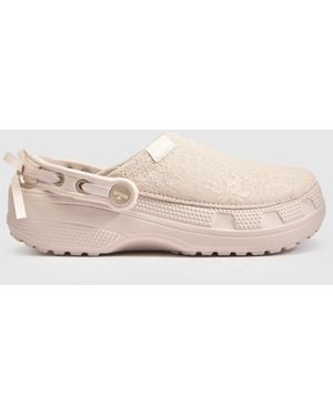 Crocs™ Classic Crafted Lace Clog Sandals - Pink
