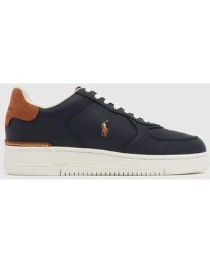 Polo Ralph Lauren Masters Court Trainers - Blue