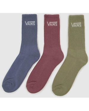 Vans Classic Crew Socks 3Pk - Multicolour