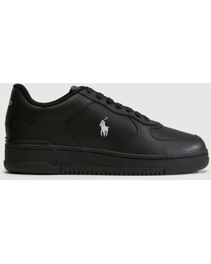 Polo Ralph Lauren Masters Court Trainers - Black