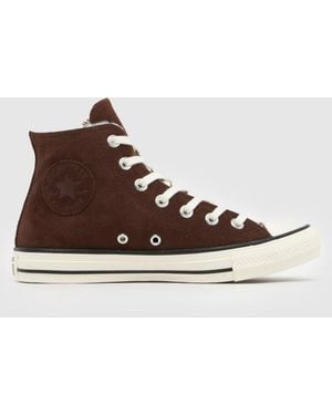 Converse All Star Hi Trainers - Brown