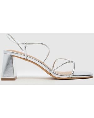 schuh Shiloh Block Heel High Heels - White
