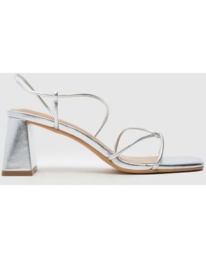 schuh Shiloh Block High Heels - White