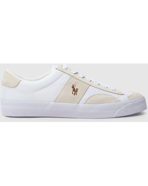 Polo Ralph Lauren Sayer Sport Trainers - White