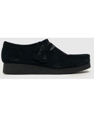 Clarks Wallabee Evo Flats - Black