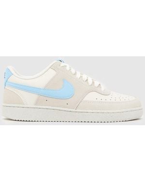 Nike Court Vision Trainers - White