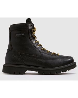 Caterpillar Grader Lace To Toe Boots - Black