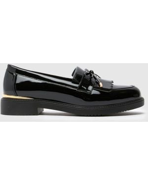 schuh Lillia Loafer Flats - Black