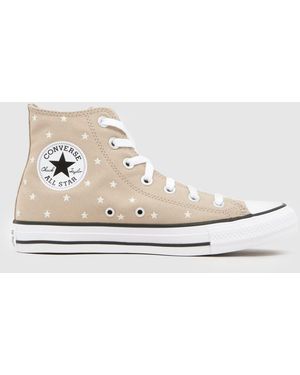 Converse All Star Hi Trainers - Natural