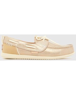 HEYDUDE Harbor Breeze Lo Trainers - Natural