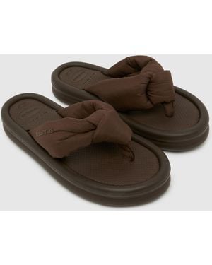Havaianas Over Puffed Flip Sandals - Brown