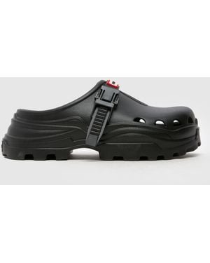 HUNTER Baltic Moulded Mule Sandals - Black