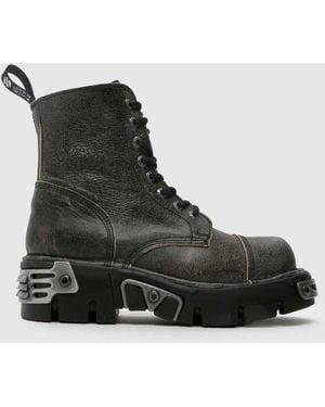 New Rock Reactor Boots - Black