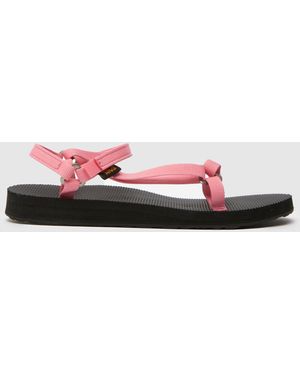 Teva T Original Universal Slim Sandals - Red
