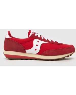 Saucony Trainer 80 Trainers - Red