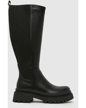 SIMMI Remus Chunky Knee High Boots - Black