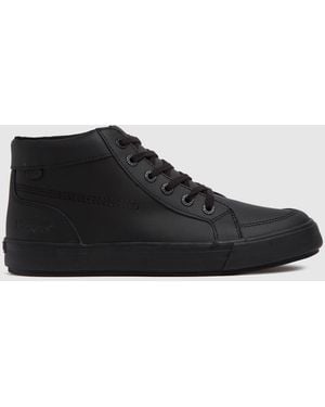 Kickers Tovni Hi Mono Trainers - Black