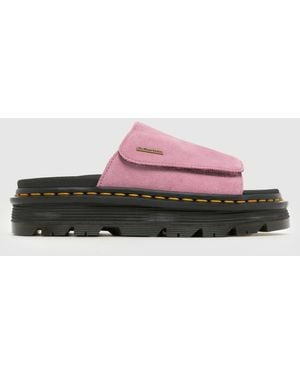 Dr. Martens Zebzag Slide Sandals - Red