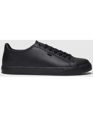 Kickers Tovni Lacer Mono Flat Shoes - Black
