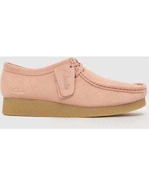 Clarks Wallabee Evo Flats - Pink