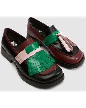 Camper Twins Donna Loafer Flats - Green