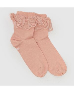 Dr. Martens Pale Frill Sock - Pink