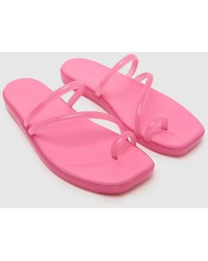 Crocs™ Miami Jelly Toe Loop Sandals - Pink