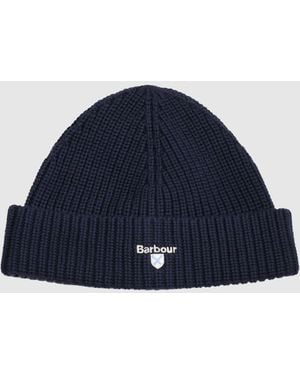 Barbour Cascade Knit Beanie - Blue