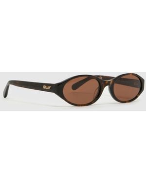 Quay Aura Points Sunglasses - Brown