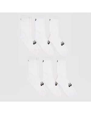 Asics Crew Socks 6 Pack - White