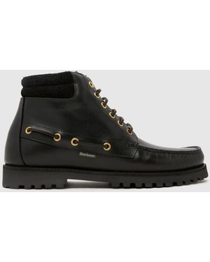Barbour Tiller Moccasin Boots - Black