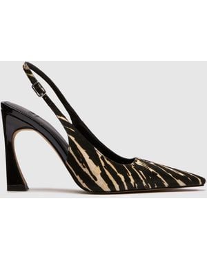 schuh September Leather Court High Heels - Black
