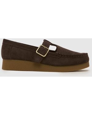 Clarks Wallabee Evo Bar Flats - Brown