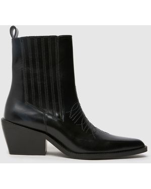 schuh Brennan Western Boots - Black