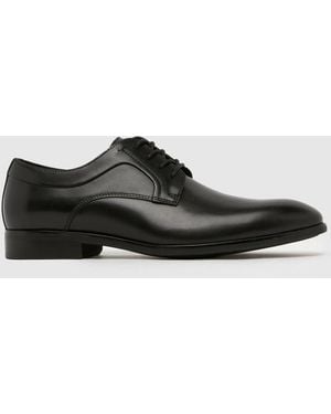 schuh Rail Leather Derby Shoes - Black