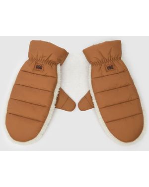 UGG Chestnut Fluff Mitten - Brown