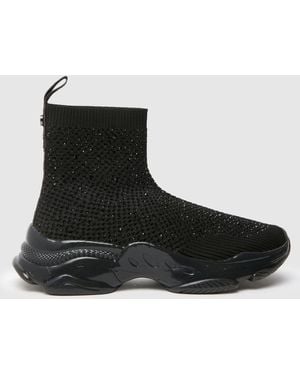 Steve Madden Master R Sock Trainers - Black