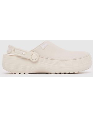Crocs™ Classic Crafted Clog Sandals - Natural