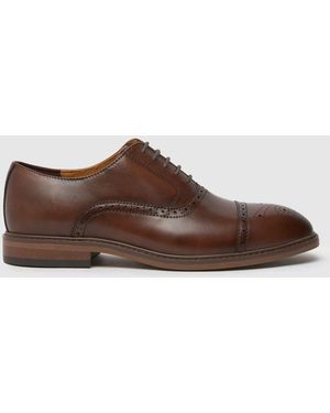 schuh Raven Brogue Shoes - Brown