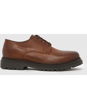 schuh Payton Leather Lace Up Boots - Brown