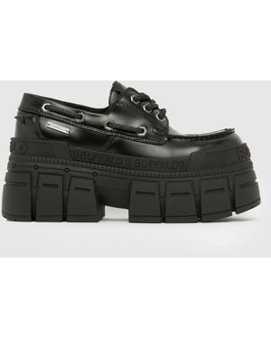 Buffalo London Gospher Boat Flats - Black