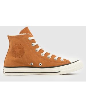 Converse All Star Hi Trainers - Brown